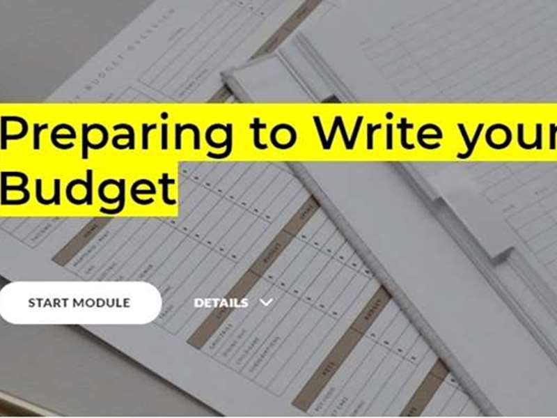 Preparing to Write your Budget