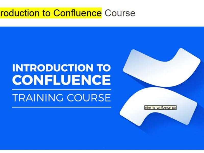 Introduction to Confluence