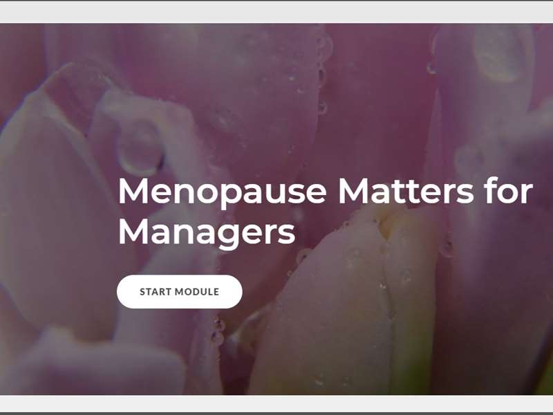 Menopause Matters for Managers
