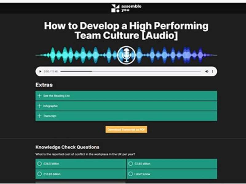 How to Develop a High Performing Team Culture