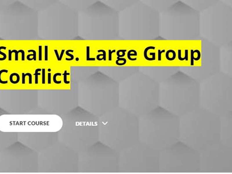 Small vs. Large Group Conflict