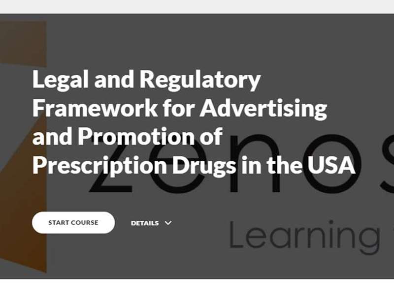 Legal and Regulatory Framework for Advertising and Promotion of Prescription Drugs in the USA (SAM01)