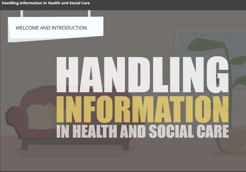 Handling Information in Health and Social Care