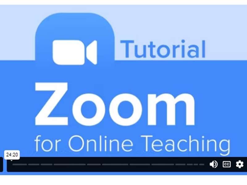 Zoom for Online Teaching