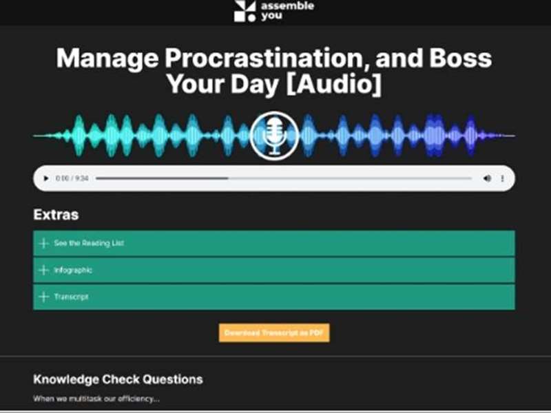 Manage Procrastination, and Boss Your Day