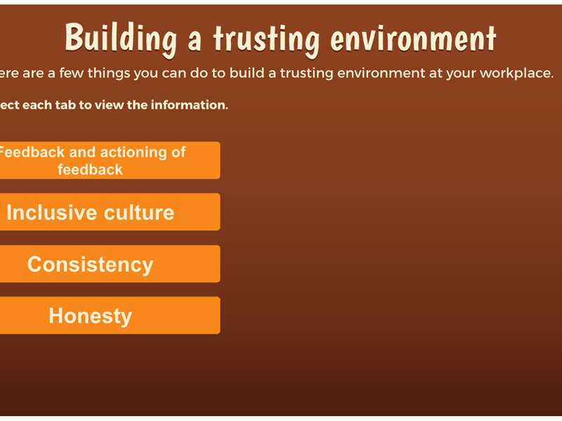 Building and Rebuilding Trust
